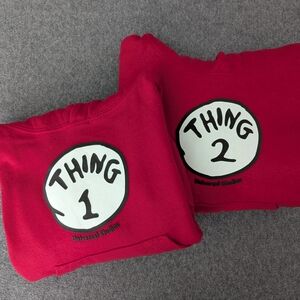 Thing 1 and Thing 2 Hooded Sweatshirts